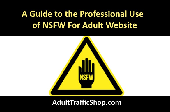 A Guide to the Professional Use of NSFW For Adult Website
